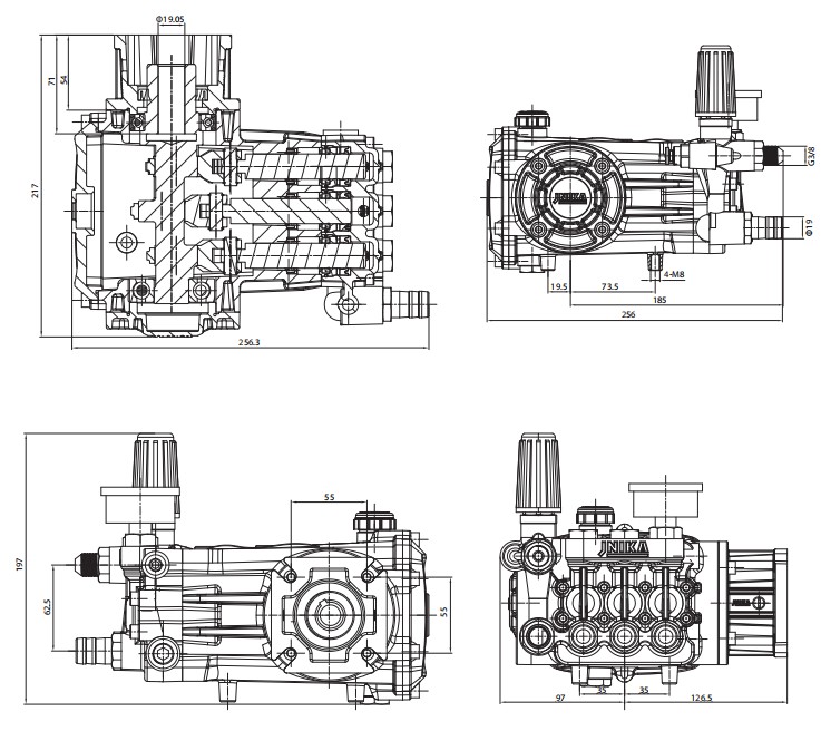 3400rpm High Pressure Pump